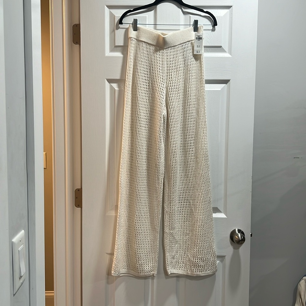 NWT sweater crochet beach pants